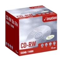 imation cd rw 700mb 80min 10x 24x jewelcase 10pcs photo