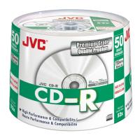 jvc cd r 52x 700mb silver matt cakebox 50pcs japan made by taiyo yuden photo