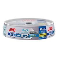 jvc blu ray bd r hard coat 25gb 6x cakebox 10pcs japan made by taiyo yuden lth type photo