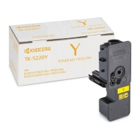 toner kyocera yellow me oem tk 5220y photo