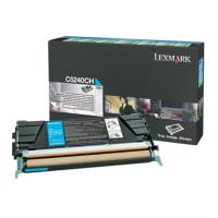 gnisio toner lexmark kyano cyan high capacity me oem c5240ch photo