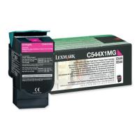 gnisio lexmark toner c544x1mg gia c544 x544 magenta oem c544x1mg photo