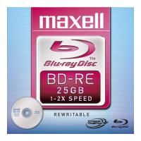 maxell blu ray bd re 2x 25 gb jewel case 1pcs photo