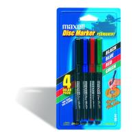 maxell 4 colours disk markers cd p4 photo