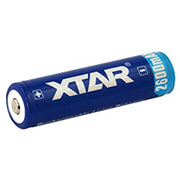 rechargeable battery xtar 18650 for torches with protection 2600mah li ion photo