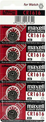 lithium button cell battery maxell cr1616 3v 5tmx photo