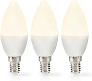 nedis lbe14c351p3 led bulb e14 cadle 28w 250lm 2700k warm white frosted 3tmx photo