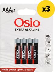osio lr03eo4b alkalikes mpataries aaa extra 12tmx