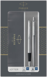 set parker jotter stainless steel ct fp bp photo