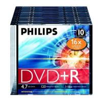 philips dvd r 47gb 16x slim case 10pcs photo
