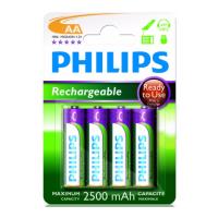 mpataria rechargeable philips r6b4rtu25 10 philips aa 2500mah 4tem photo