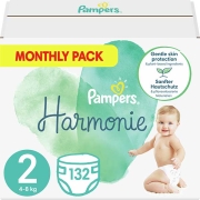 panes pampers harmonie no2 4 8kg 132 tmx monthly pack photo