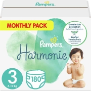 panes pampers harmonie no3 6 10kg 180 tmx monthly pack photo