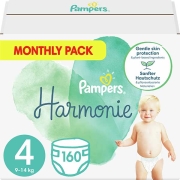 panes pampers harmonie no4 9 14kg 160 tmx monthly pack photo