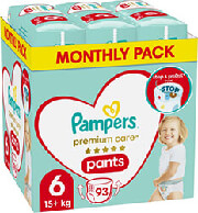 panes pampers premium pants no6 15 kg 93tmx monthly pack photo