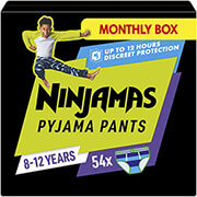 panes brakaki pampers ninjamas 8 12y 54tmx boy photo