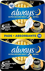 serbietes always ultra secur night extra duo 10tmx photo