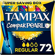 tampon tampax compak pearl regular 72tmx photo