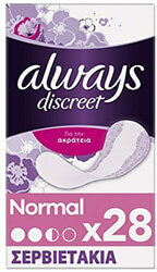 always discreet liners normal x28 photo