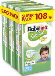 panes babylino sensitive cotton soft economy no7 15 kg 36tem 3tmx photo