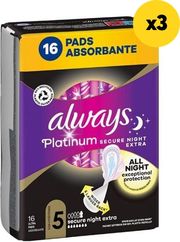 serbietes always ultra plat secure night extra 48tmx 3x16tmx photo