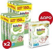 babylino sensitive cotton super pack n02 3 6kg 300tem doro premium n02 mini 64tem photo