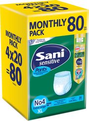 sani pants no4 ex large 4 x 20 80tem