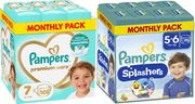 pampers premium care meg7 108tmx splashers meg5 80tmx syndyastiko paketo photo
