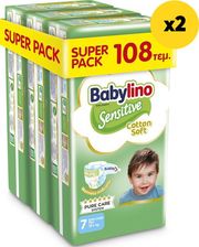 panes babylino sensitive cotton soft super pack n7 108 tem x2 photo