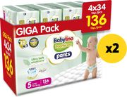 babylino pants junior premium soft n5 10 16kg 136 tem x2 photo