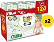 babylino pants xl premium soft n6 13 18kg 124 tem x2 photo