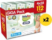 babylino pants xl plus premium soft n7 15 25kg 112 tem x2 photo