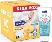 septona calm n care panes no2 3 6kg 90pcs tem giga box doro septona baby krema syg atos 100ml photo