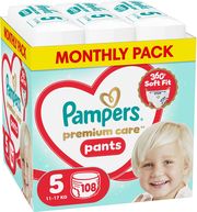 panes pampers premium pants no5 12 17kg 108tmx monthly pack photo