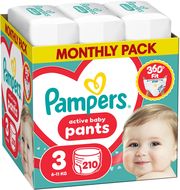 panes pampers pants no3 6 11kg 210tmx monthly pack photo