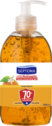antisiptiko septona mild gel 500ml portokali 70 oinopneyma photo