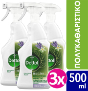 dettol antibaktiridiako polykatharistiko spray tru clean lebanta anthos portokalias 500ml 3tmx photo