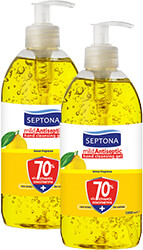 antisiptiko septona mild gel 1000ml lemoni 70 oinopneyma 2 tmx