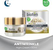 krema prosopoy nyktos gia antigiransi sysfixi bioten night cream calcium 50ml photo
