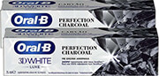 odontokrema oral b 3d white luxe charcoal 150ml 80730842 75mlx2 photo