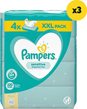 moromantila pampers wipes sensitive 4x3x80tmx 81753739 photo