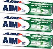 odontokrema aim family protect herbal 75ml 3tem photo