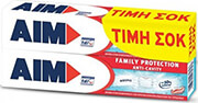 odontokrema aim family protection 2x75ml 2tem photo odontokrema aim family protection 2x75ml 2tem photo