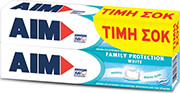 xxxodontokrema aim family prot white 2x75ml 2tem photo xxxodontokrema aim family prot white 2x75ml 2tem photo