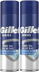 afros xyrismatos gillette series gel moist 400ml 200ml x2 photo