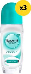 aposmitiko noxzema deo roll on gl classic 100ml 50ml x3