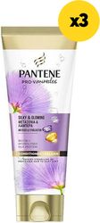 krema mallion pantene silk glowing 400ml 200ml x2