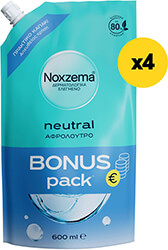 afroloytro noxzema neutral bonus pack doy 2400ml 4x600ml photo