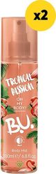 sprei somatos bu body mist tropical passion 400ml2x200ml photo