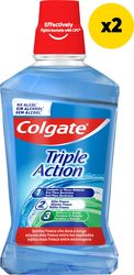stomatiko dialyma colgate triple action 1000ml 2x500ml photo